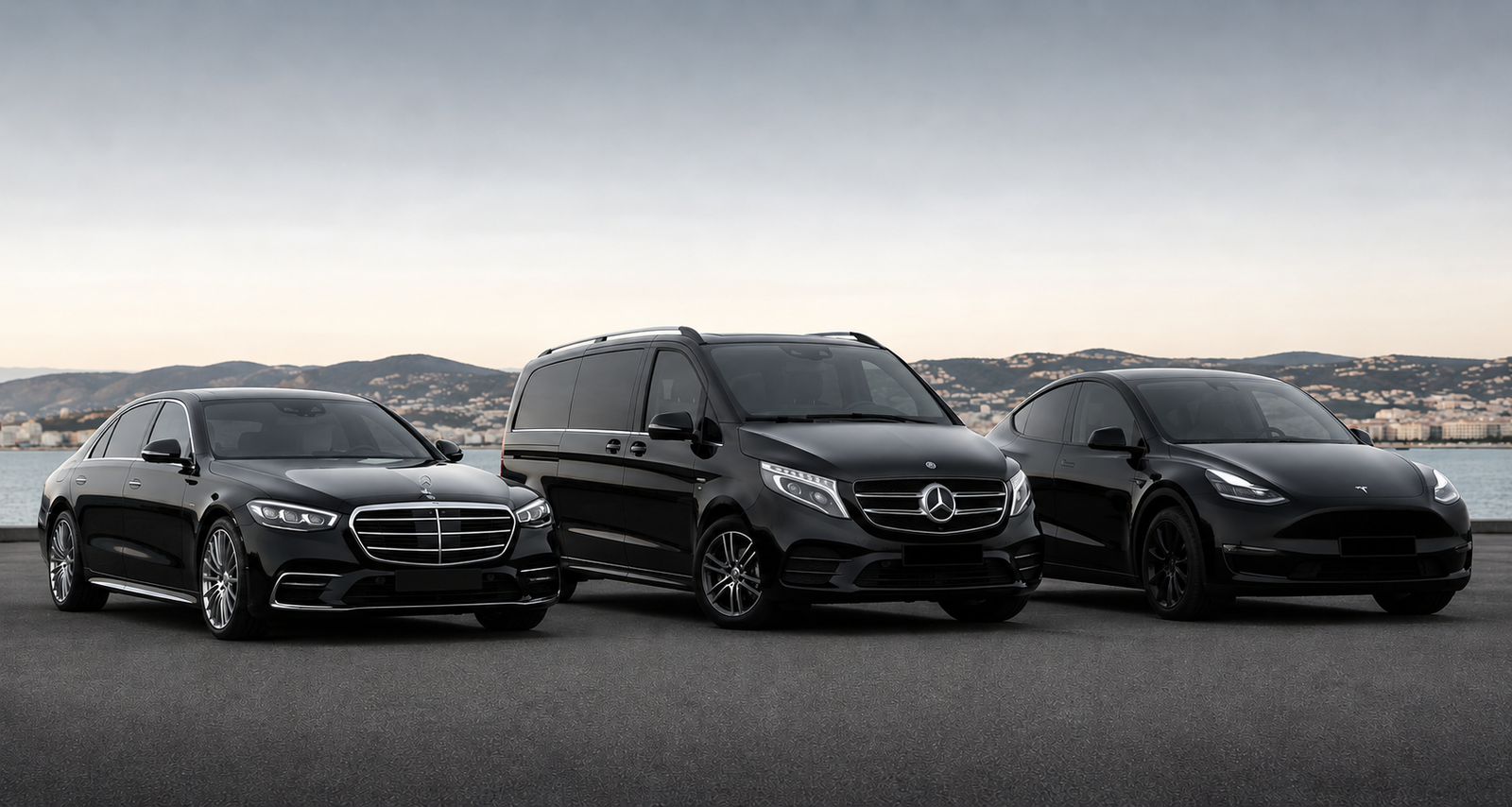 Mercedes-Benz Classe S noire, berline de prestige